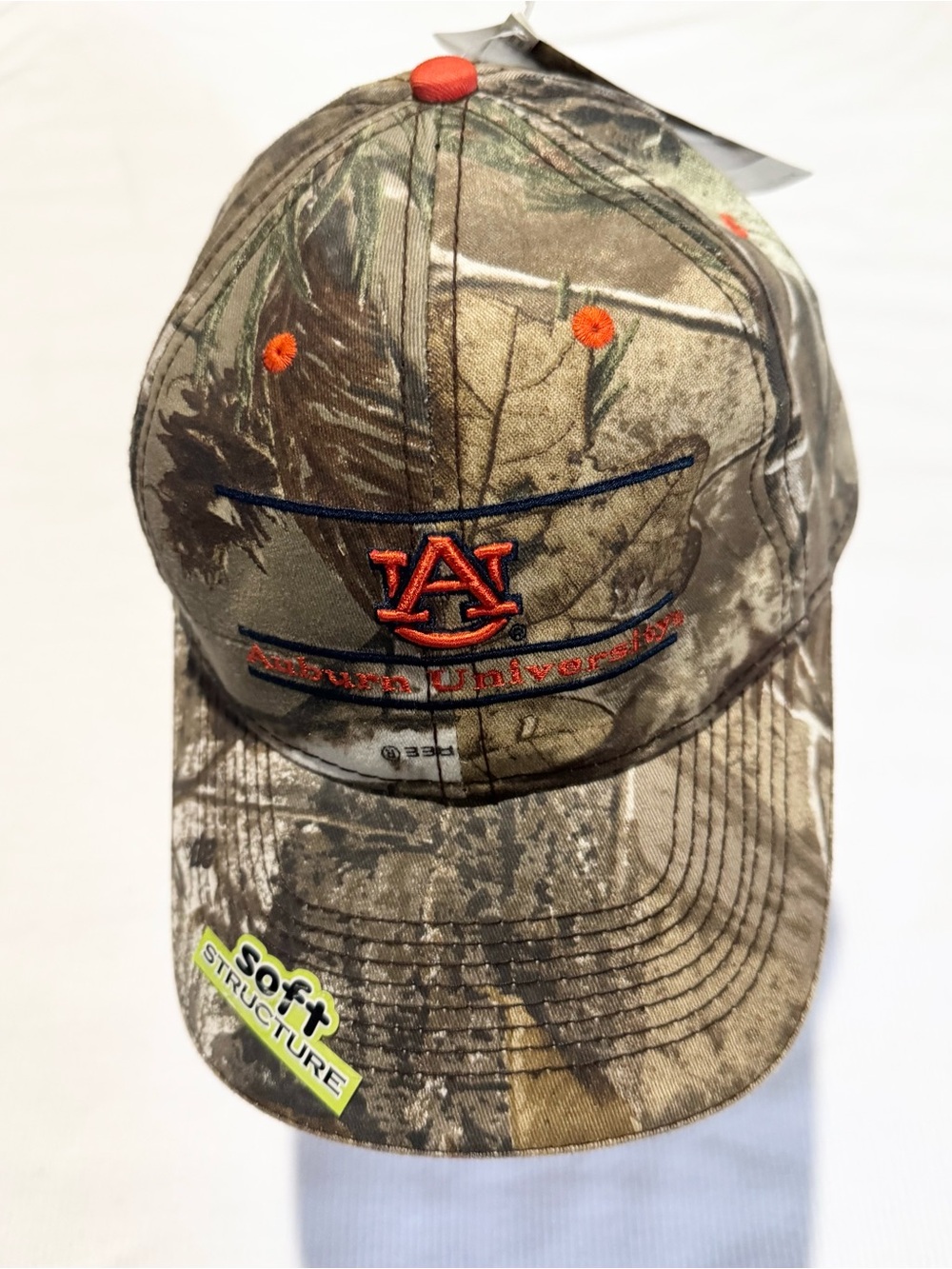 The Game Auburn Tigers SEC Camo Adjustable Strapback Cap Hat One Size